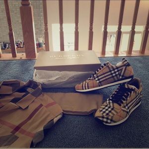 Authentic Burberry sneakers